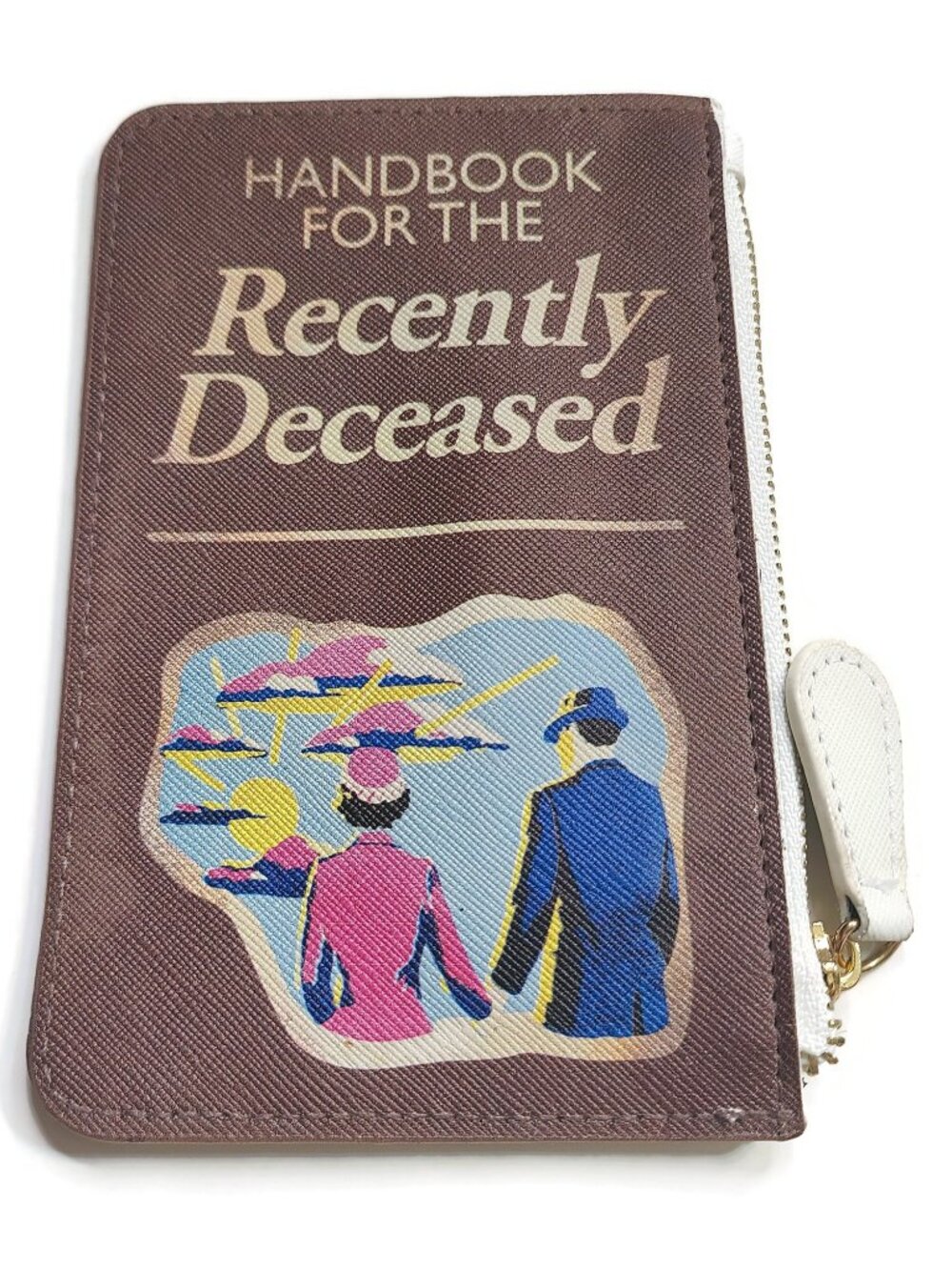 Beetlejuice 6" Handbook For The Recently Deceased Mini Coin Pouch For Purse GUC